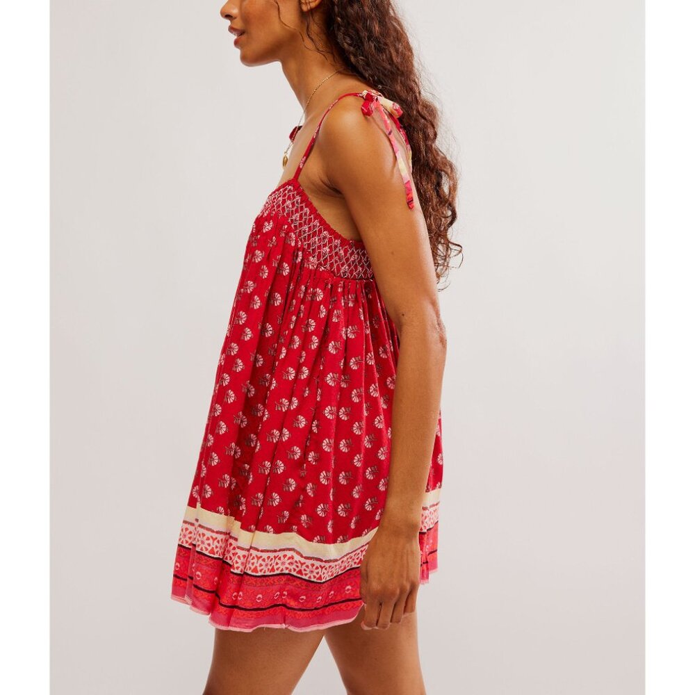 FREE PEOPLE Rule The World Romper / Ruby Combo - Picture 2 of 7